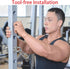 2PCS 1" Ertuohg Power Rack Attachments, Heavy Duty Squat Rack Attachments, Power Rack Shackle Band Attachment