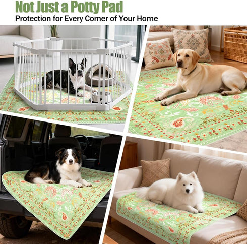 63" 63", Extra Large Washable Dog Pad x XL Reusable Whelping Mat for Dogs, Massive Waterproof Puppy Training Pad