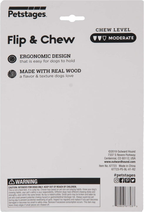 Petstages Dogwood Flip and Chew Bone - Medium