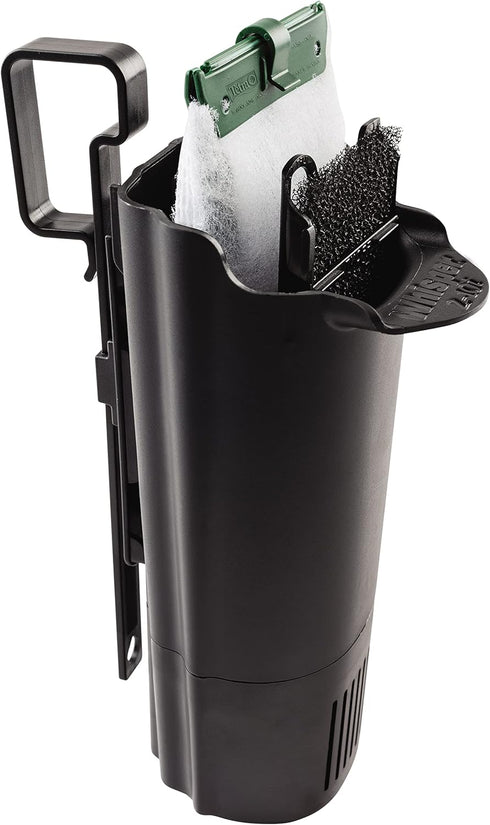 Tetra Whisper Internal Power Filter 5 To 10 Gallons, For aquariums, In-Tank Filtration With Air Pump, Black