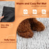 Nobleza Self Heating Cat Bed - Super Soft Thermal Dog Crate Bed Mat for Sleeping - Washable Anti-Slip Self Warming Pet