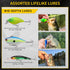 GOTOUR Fishing Lures Accessories Kit with Tackle Box, Fishing Hooks Minnow Crankbait Frog Popper Lure Worm Fishing