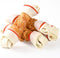 ASMPET Dog Treats Chews, 6.5" Chicken Wrapped Rawhide Knotted Bones Dental Care