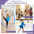 Pack 6 9" 1m GSi Multicolor Ribbon Wands & Rings for Kids - of Dance Streamers with Stick, Ribbons, Gymnastics & Party