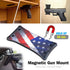 50 Lbs Gun Magnet Mount, Rating,Rubber Coated Gun Holder for Pistol, Handgun, Shotgun, Rifles, Revolvers, Safe