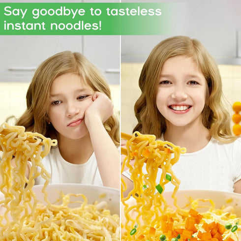 Egcina 10.58oz Freeze Dried Mixed Dehydrated Vegetables - Natural Ramen Toppings Vegetable Flakes, No Gluten& No