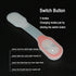 TENQIU Clip-On Magnetic LED Safety Light, Night Light with 3 Modes for Hiking, Dog Walking, and Running
