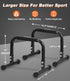 Push Up Bar, 12 Inch High Non-Slip Parallettes Bars & Dip Bars with Foam Handles for Strength Training