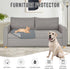 Dog Bed Cover for Pets - Waterproof Blankets Rug Pads for Couch Protection, Dark Grey+Light Grey, 20"x30"