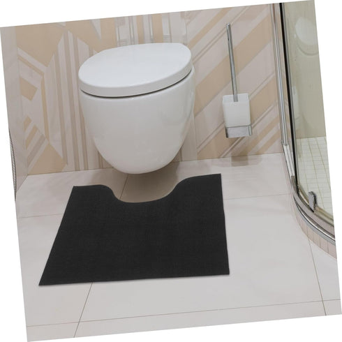 6pcs U-Shaped Toilet Training Pad Washable Potty Training Mats Funny Bathroom Rug Pee Pads for Men Toilet Bowl Mat Easy