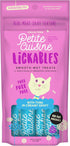 PETITE CUISINE Lickables Smooth Wet Cat Treats, Tuna in Creamy Gravy, 12 pouches, 2oz each (49165)