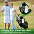 Golf Glove Holder - Stainless Steel Hook with Storage Bag, Portable Accessory for Men and Women, Golfer Gift