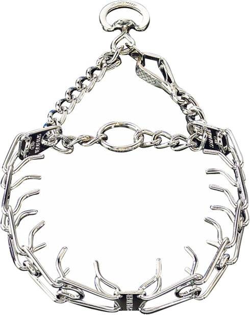 Herm Sprenger Chrome Plated Training Collar with Quick Release Snap for Dogs, X-Large, 4mm, 24-Inch