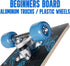 Rude Boyz 24 Inch Mini Cruiser Skateboard - Aluminium Trucks - Kids Skateboard Ages 5-8 for Beginners