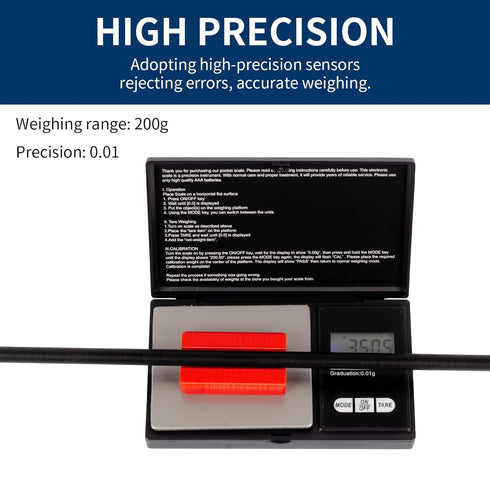 SPG Pocket Archery Arrow Scale: Portable Precision LCD Digital Grain Scale with Calibration Weight and Holder