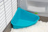 Lixit Corner Litter Pan for Ferrets, Rabbits, Rats, Guinea Pigs, Blue, Pack of 1