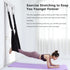 Upgraded Yoga Stretching Strap with Door Anchor, 2 Resistance Rope Stretch Strap, Leg Waist Back Bend Trainer for