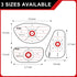Golf Impact Tape - High-Resolution Strike Stickers for Iron, Wood & Fairway Clubs, Non-Residue Swing Training Aid