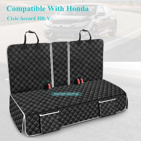 szyuchen 2000-2026 Dog Car Seat Cover Compatible with Honda Civic Accord HRV HR-V Si Sedan Hatchback Sport LX EX EX-L