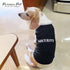 Parisian Pet Dog T-Shirt, 'Security' Embroidered Tank Top, 100% Cotton, 3XL, Machine Washable