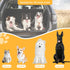 Famstar 1 Pack 360 Dog Seat Belt Retractable Dog Car Harness Adjustable Elastic Bungee Buffer Heavy Duty & Durable