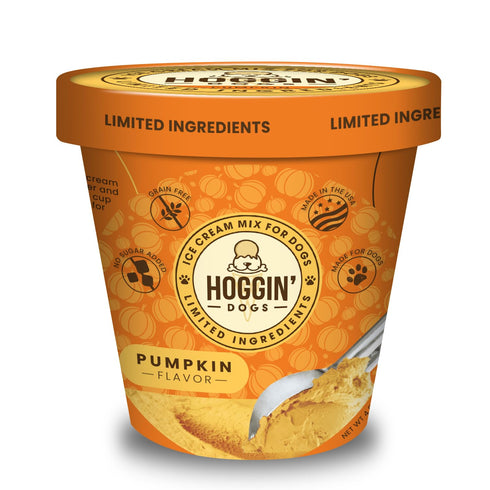 Packet, 4 Pack 4 count 4.65 oz Hoggin Dogs Ice Cream Mix - Just Add Water and Freeze, Doggy Ice Cream Mix Gifts