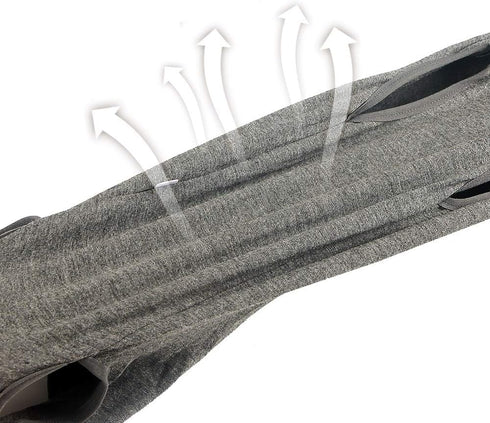 Dog Recovery Suit for Abdominal Wound, Post-Operative Vest for Puppy, Substitute E-Collar & Cone (L, Grey)
