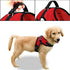 No Pull Reflective Adjustable Dog Harness with Handle, Comfortable Soft Mesh, Easy On for Small Medium Large Dogs (Red)