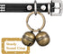 Ripeng Dog Bells for Pet Tracking, 4 Pcs Extra Loud Dog Cat Bells for Collar with Key Rings