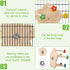 PEUTIER Wood Bird Rotating Perch Toy, Parrot Spinning Toy with Bearing Bird Ferris Wheel Toy Parakeet Toy Cockatiel