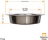 Neater Pet Brands Stainless Steel Dog and Cat Bowls (2 Pack) | Neater Feeder Cat Deluxe Replacement Bowl