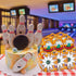 (Pack 12) Set 10 1 Set, ArtCreativity Bowling Party Favors of Each Includes Miniature Pins and Marble Ball, Mini