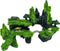 Tfwadmx Fish Tank Mountain View Decoration, Aquarium Stone Ornament Bridge with Moss Tree House