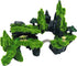 Tfwadmx Fish Tank Mountain View Decoration, Aquarium Stone Ornament Bridge with Moss Tree House