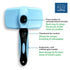 Dog Slicker Brush, Self Cleaning Grooming Tool for Pets, Best Brush with Retractable Bristles for Hair Removal