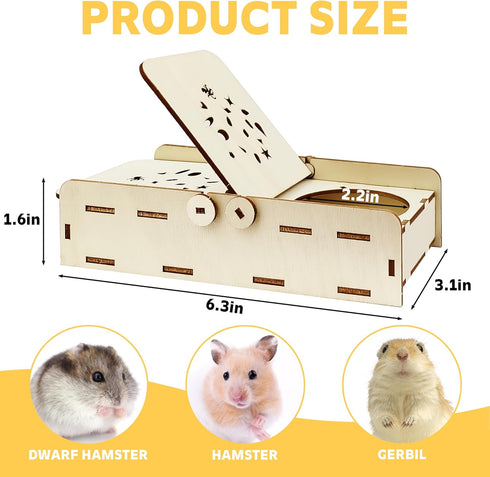 Hamsters,Chinchillas,Rats Big+Spring+Sales,Hamsters Foraging Toys, Small Animals Hide Treats Foraging Puzzle