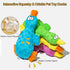2 Pack Adpartner Squeaky Dog Toys, Dog Toy Duck Plush Crinkle Dog Toys for Small Medium Breeds, Interactive Pet Squeaky