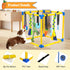 8 Puppy Play Gym with Hanging Toys for Teething &Chewing, Interactive Activity Center for Small Dogs to Relieve Boredom