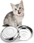 VENTION Cat Food Bowls Set of 2, 6.6 in Stainless Steel, Whisker Fatigue, 15.2 Fl.oz for Indoor Cats