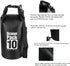 Sportmusies Waterproof Dry Bag - 10L Roll Top Dry Compression Sack for Kayaking, Beach, Rafting, Hiking