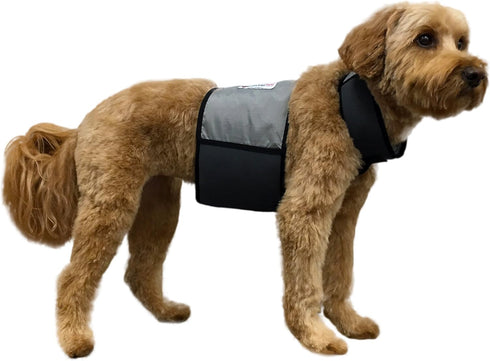 Dog Cooling Vest and Cooling Collar - Ice Vest for Medium Dogs (22" to 27" Girth)