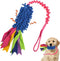 Dog Tug Toy, Large Dog Chew Toy with Strong Squeak, Ideal for Training, Handmade, for Aggressive Chewers