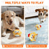 1.5H Interactive Dog Toy Ball, Upgrade Automatic Jump Plush Toy with Removable Zipper for Small Large Dogs
