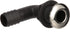 Seachoice 90-Degree Thru-Hull Connector, Fits 1-1/8 in. ID Hose, Max Hull 1-3/8 in., White