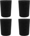 Ailindany 4PCS Pre Filter Sponge Rolls, Aquarium Filter Foam Compatible Accessories for Large Fish Tanks