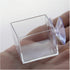 Crapelles 4 Pcs Mini Insect Water Dish, Transparent Plastic Small Reptile Feeding Feeder for Crickets and Worms