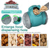 Zamzam Interactive Dog Treat Dispenser Toy with Slow Feeding Enriching Play, Food Dispensing Dog & Cat Toy Enrichment
