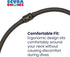 Scuba Choice Silicone Regulator Necklace - Durable Design, Essential Diving Accessory, Black