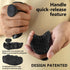 Krotour Rubber Gym Grips for Weights Training, Ergonomic Workout Grip for Weight Lifting Men Women Hand Protector Gym