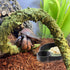 DQITJ 2 Pcs Hermit Crab Food Bowl Round Water Bowl Feeding Dish for Hermit Crab Snail Millipede Small Reptiles